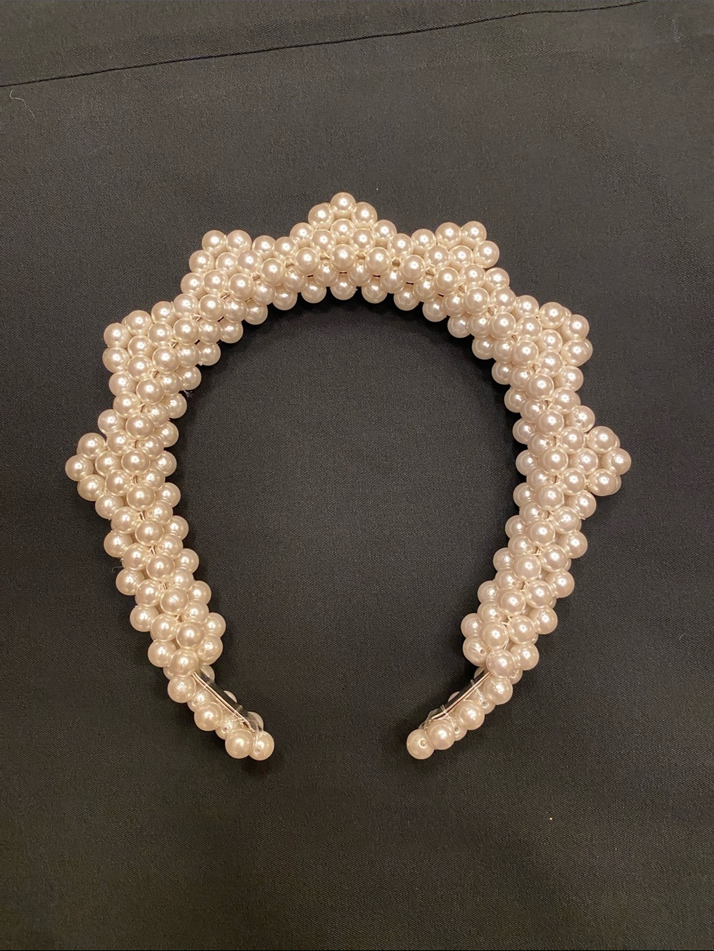 Shrimps Bronco Faux Pearl Headband Tiara
